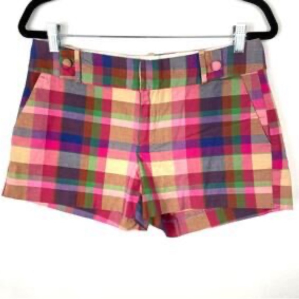 Banana Republic Ryan Fit Madras Shorts Size 8